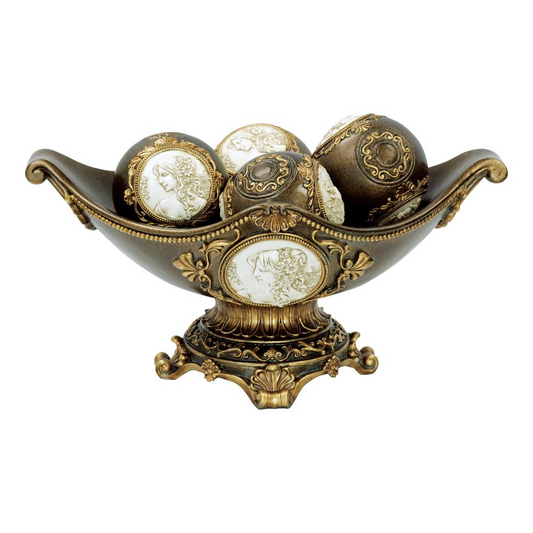 Stunning Cameo Fruit Bowl