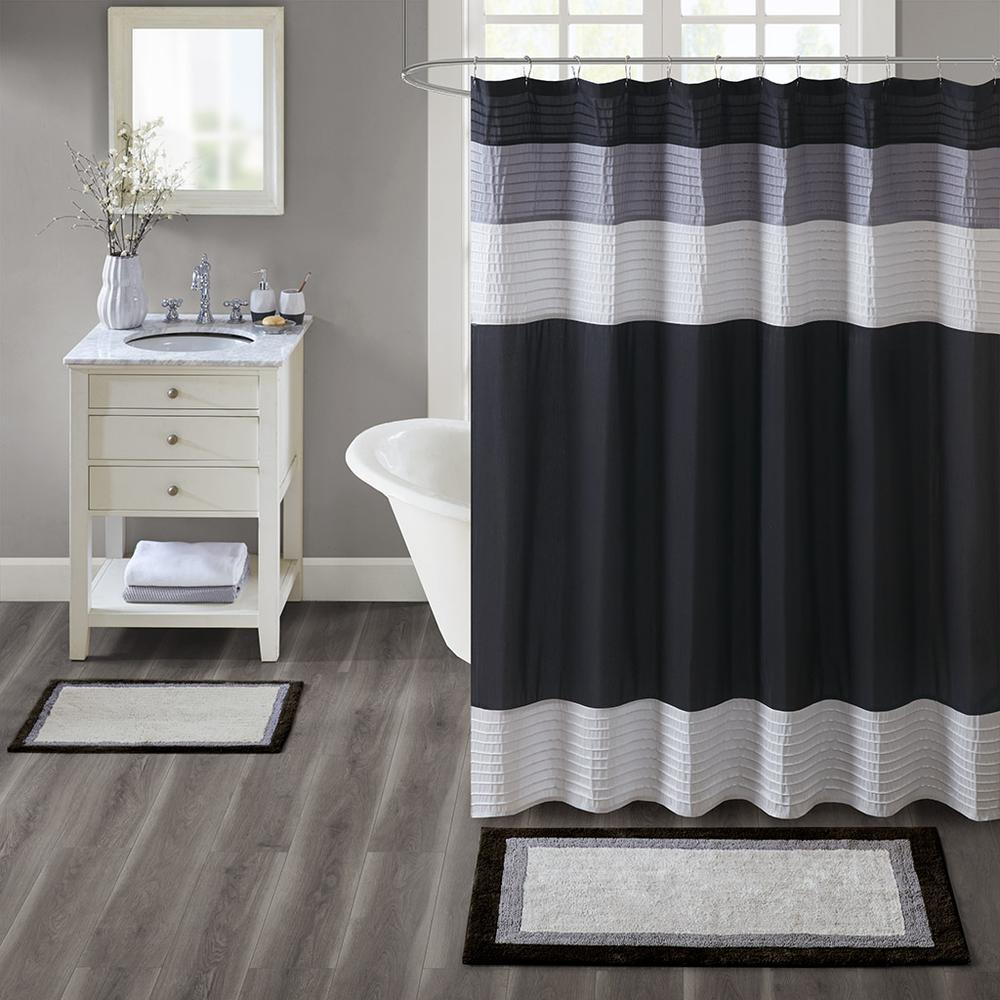 Amherst Tufted Cotton Bath Rug with Skid-Resistant Backing