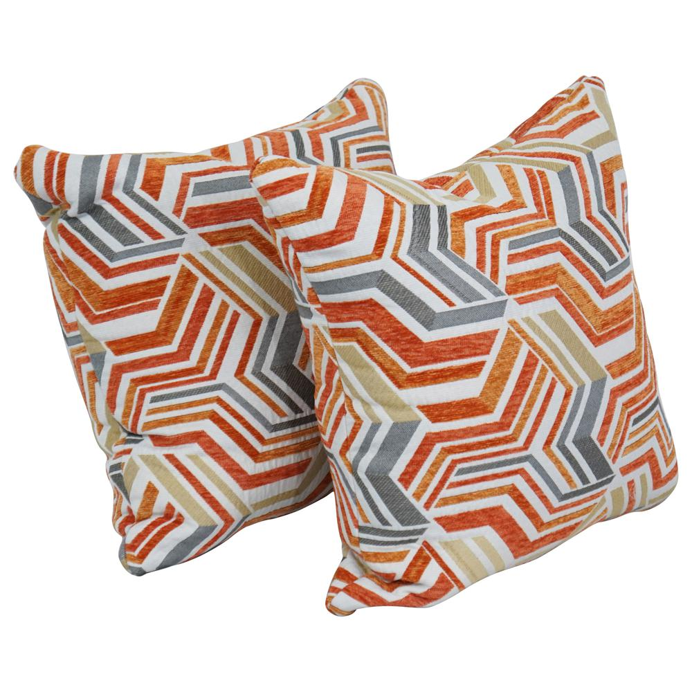 Modern Geo: 17" Jacquard Throw Pillows