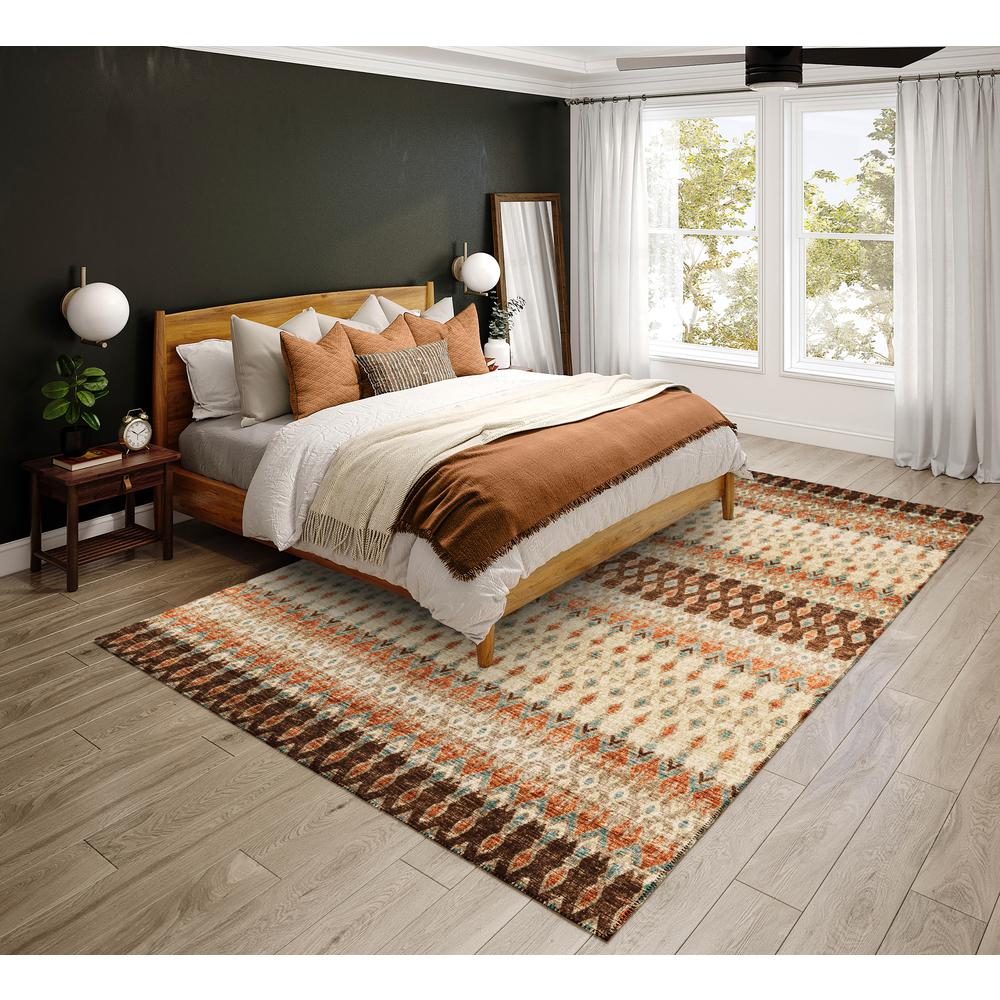 Bravado Canyon: Grand 10' x 14' Transitional Ikat Area Rug