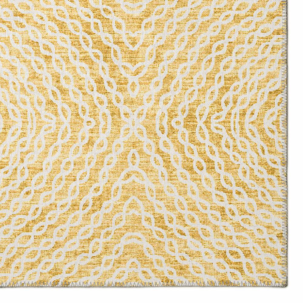 Bravado Gilded: 10' x 14' Transitional Rug with Modern Aztec Influence