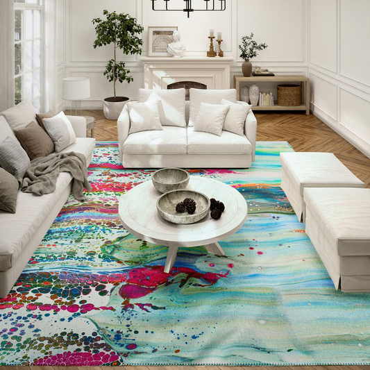 Karissa Melody: Swirling Symphony 10' x 14' Area Rug