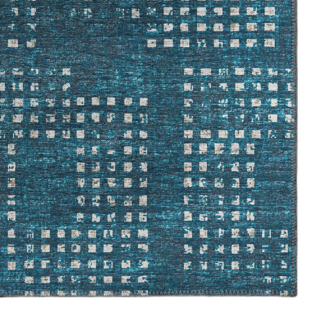 Elaina Blue : Grand (10' x 14') Contemporary Geometric Area Rug in Striking Blue