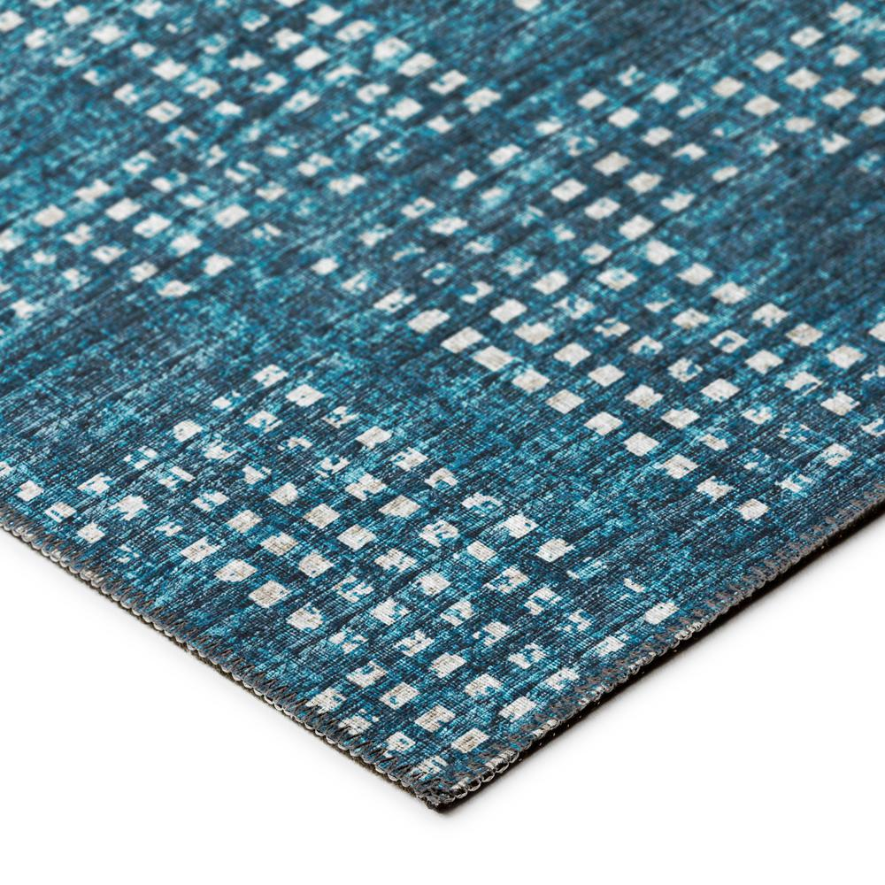 Elaina Blue : Grand (10' x 14') Contemporary Geometric Area Rug in Striking Blue