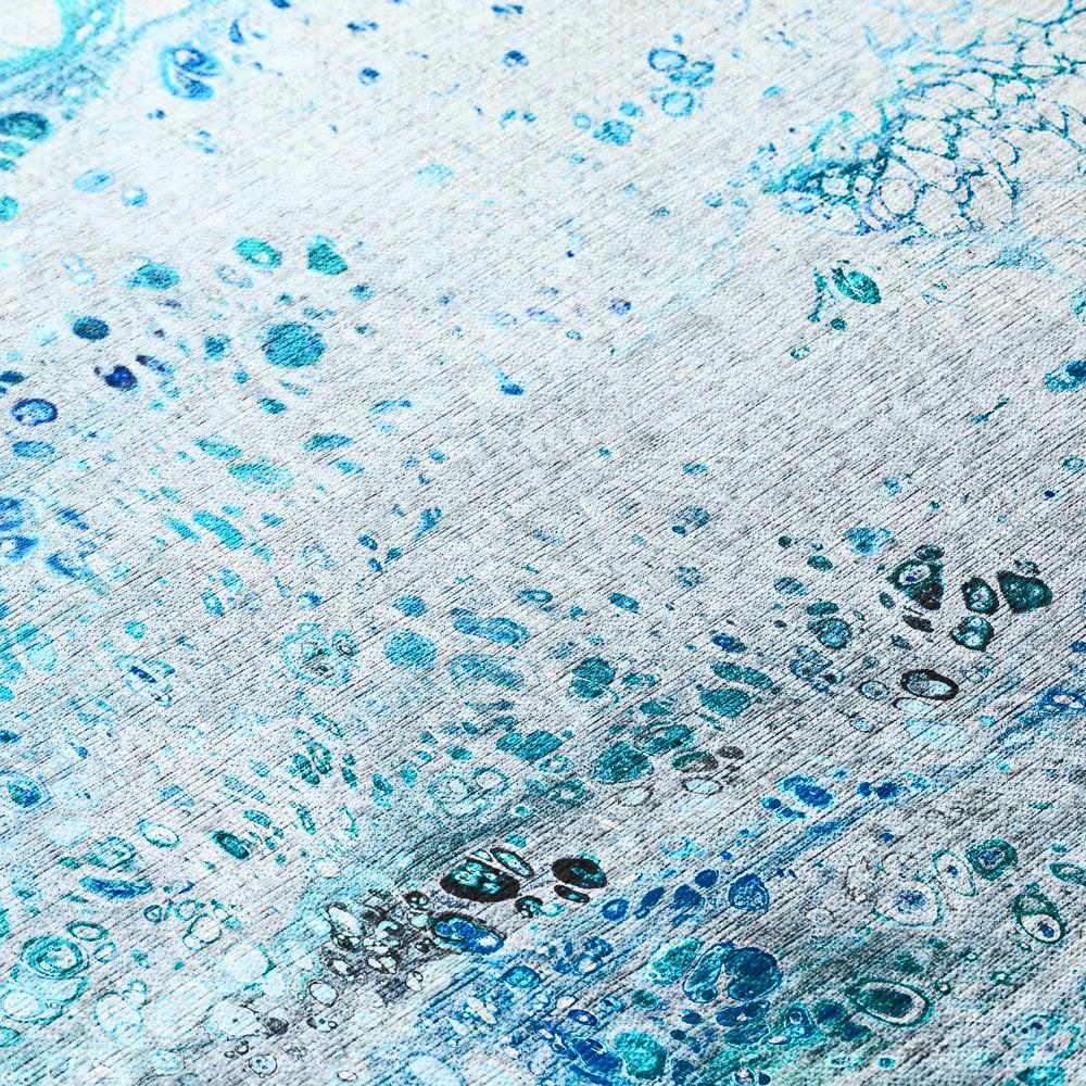 Karissa Coastline: Modern Abstract Ocean Vibes in a 10' x 14' Area Rug