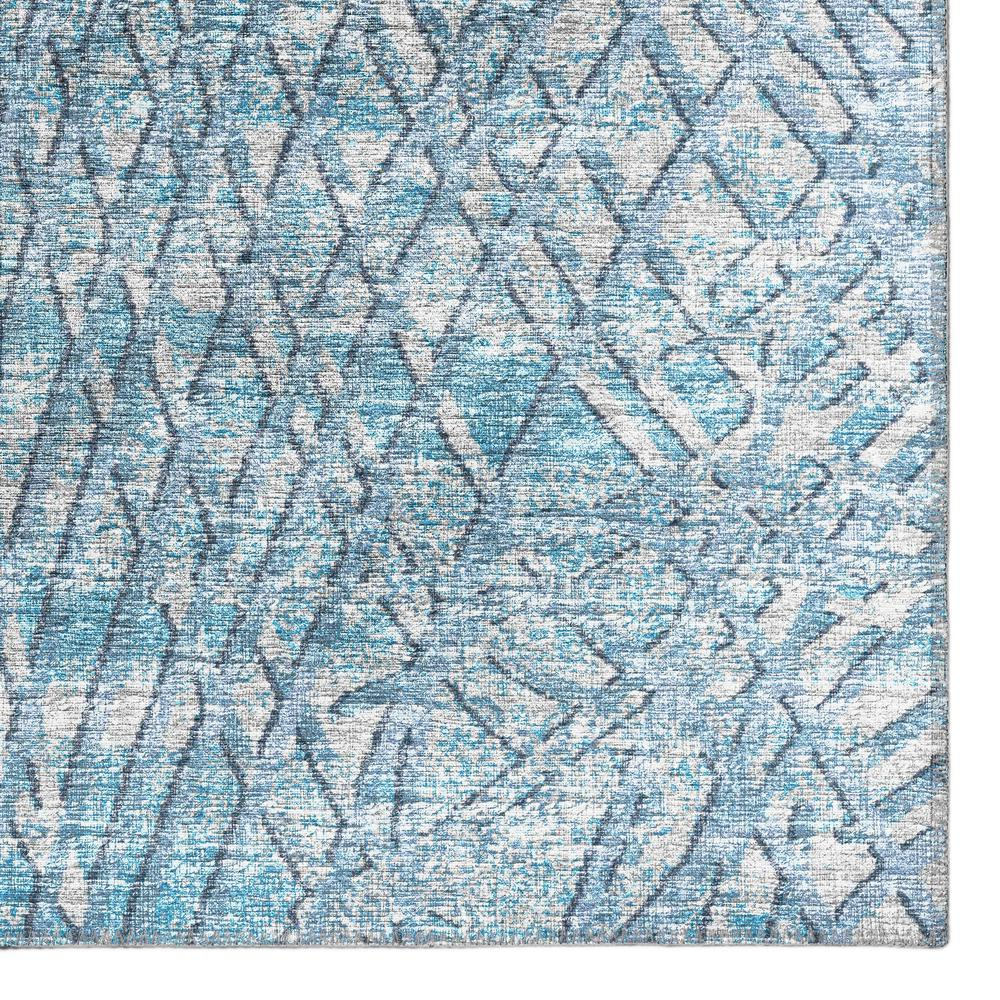 Rylee Blue Transitional Abstract 10' x 14' Area Rug Blue ARY32