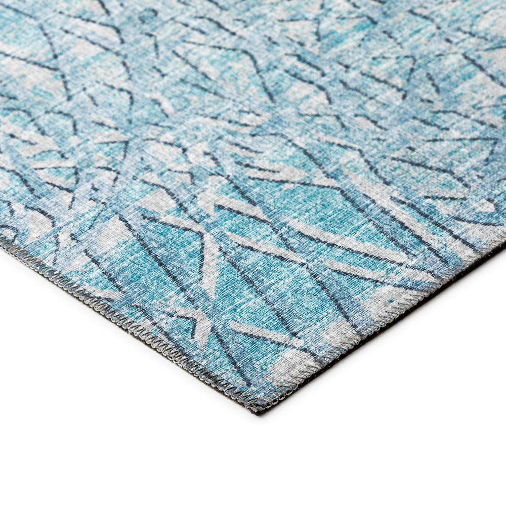 Rylee Blue Transitional Abstract 10' x 14' Area Rug Blue ARY32