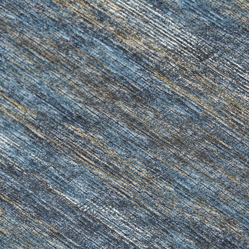 Marlee Blue: Breezy Blue Striped 10' x 14' Area Rug in Transitional Style