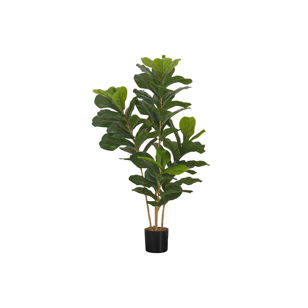 Artificial Plant, 41 Tall, Fiddle Tree, Indoor, Faux, Fake, Floor, Greenery