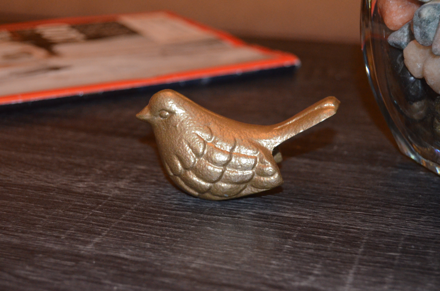 Serene Marigold Bird Figurine