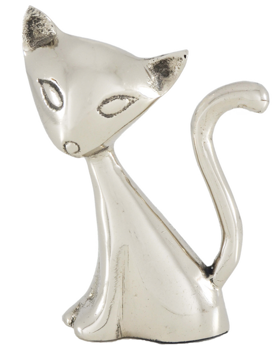 Cat Ring Holder (Silver Finish)