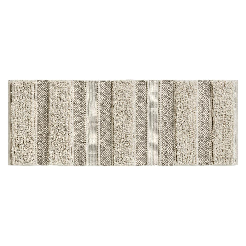 Woven Texture Shag Bath Rug (58in.)