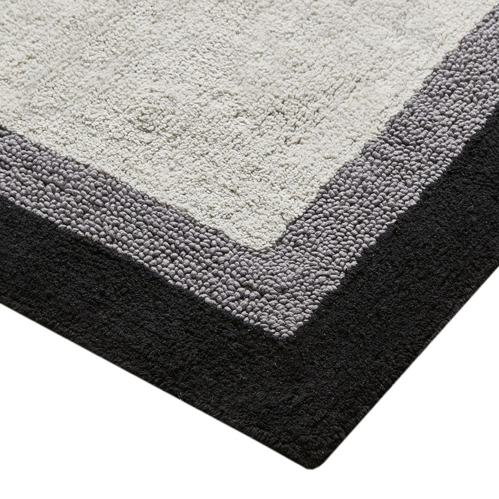 Amherst Tufted Cotton Bath Rug with Skid-Resistant Backing