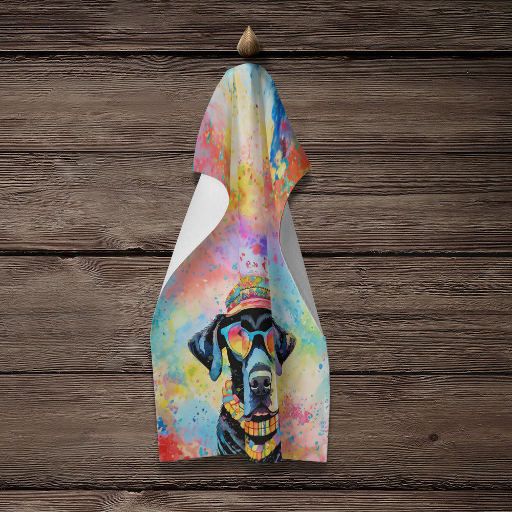 Labrador Hippie Dawg Kitchen Towel  | Plush, Absorbent, Machine Washable