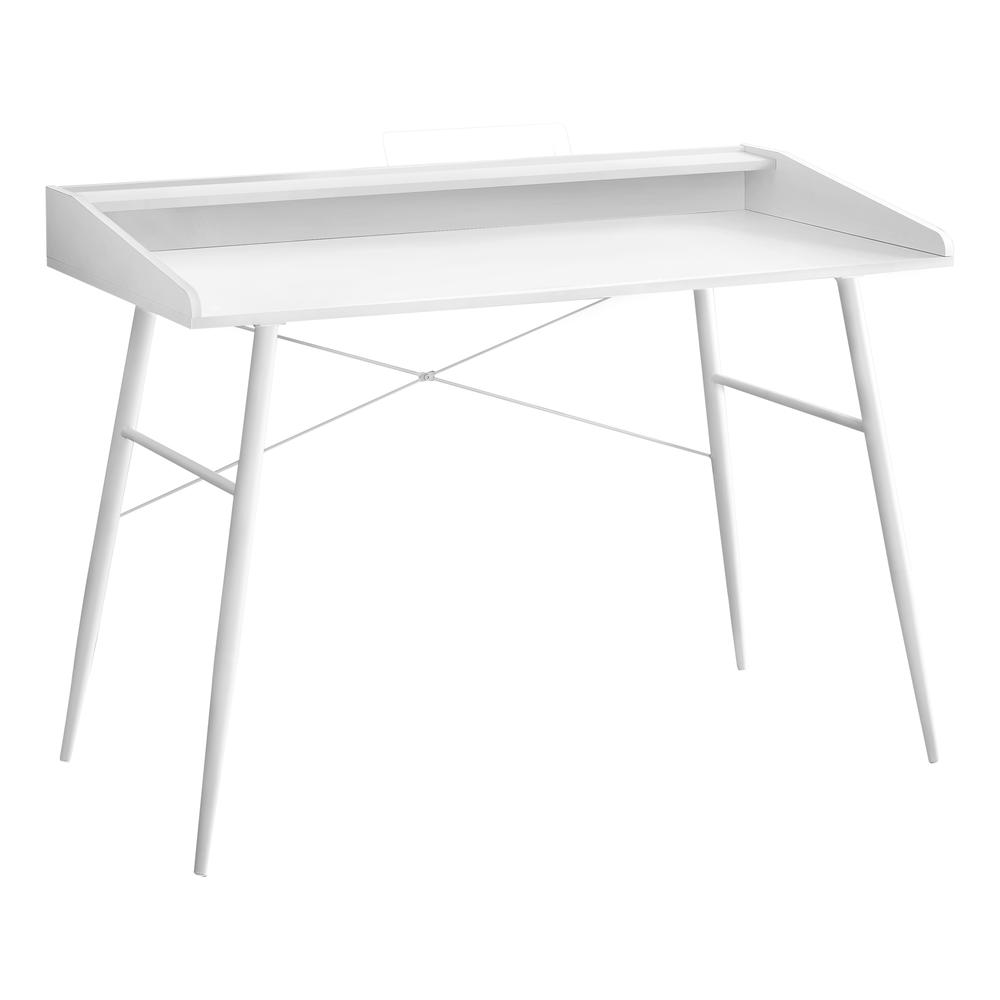 Modern White Computer Desk | Perfect for Small Spaces