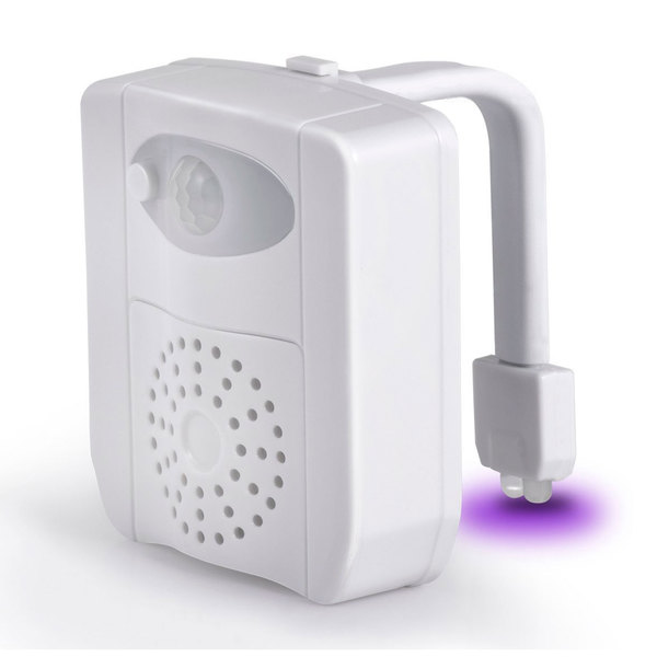 Germ-Free Toilet Light with UV Sanitizer and Aromatherapy