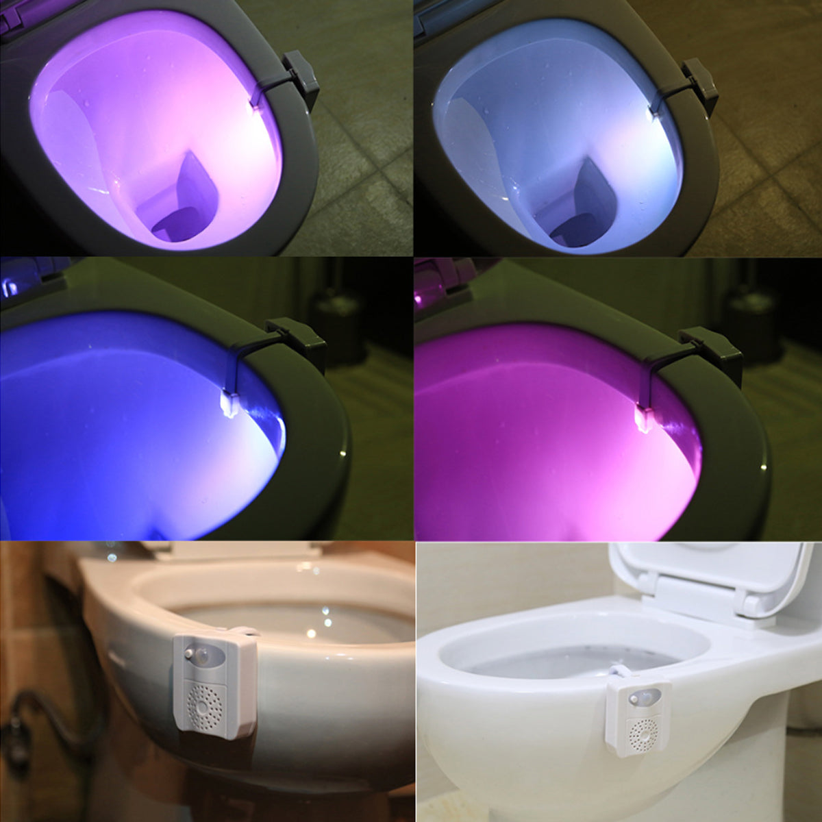 Germ-Free Toilet Light with UV Sanitizer and Aromatherapy