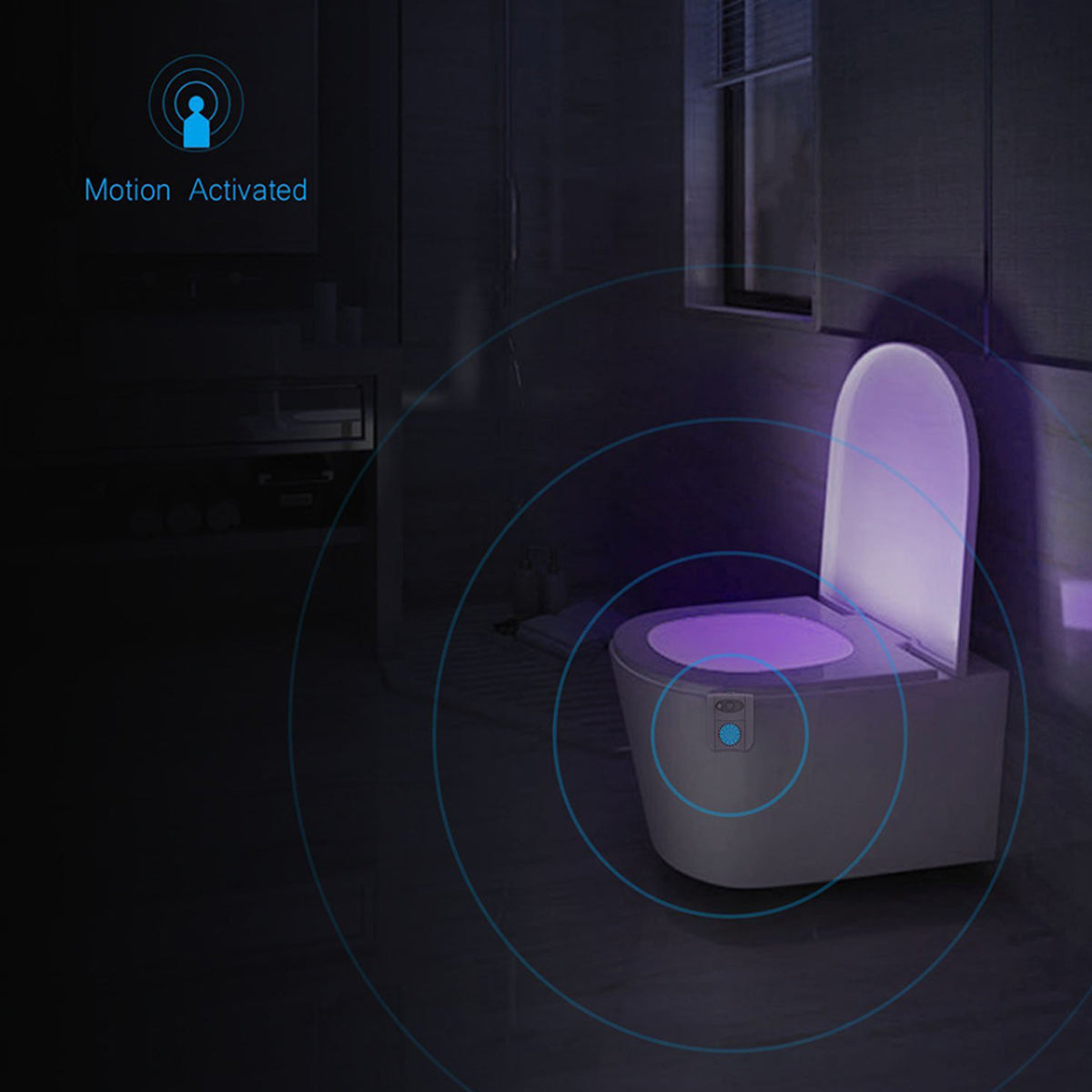 Germ-Free Toilet Light with UV Sanitizer and Aromatherapy