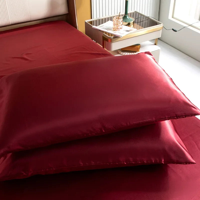 Premium Satin Sheet Set | Cool and Comfortable | Healthy Hair & Skin