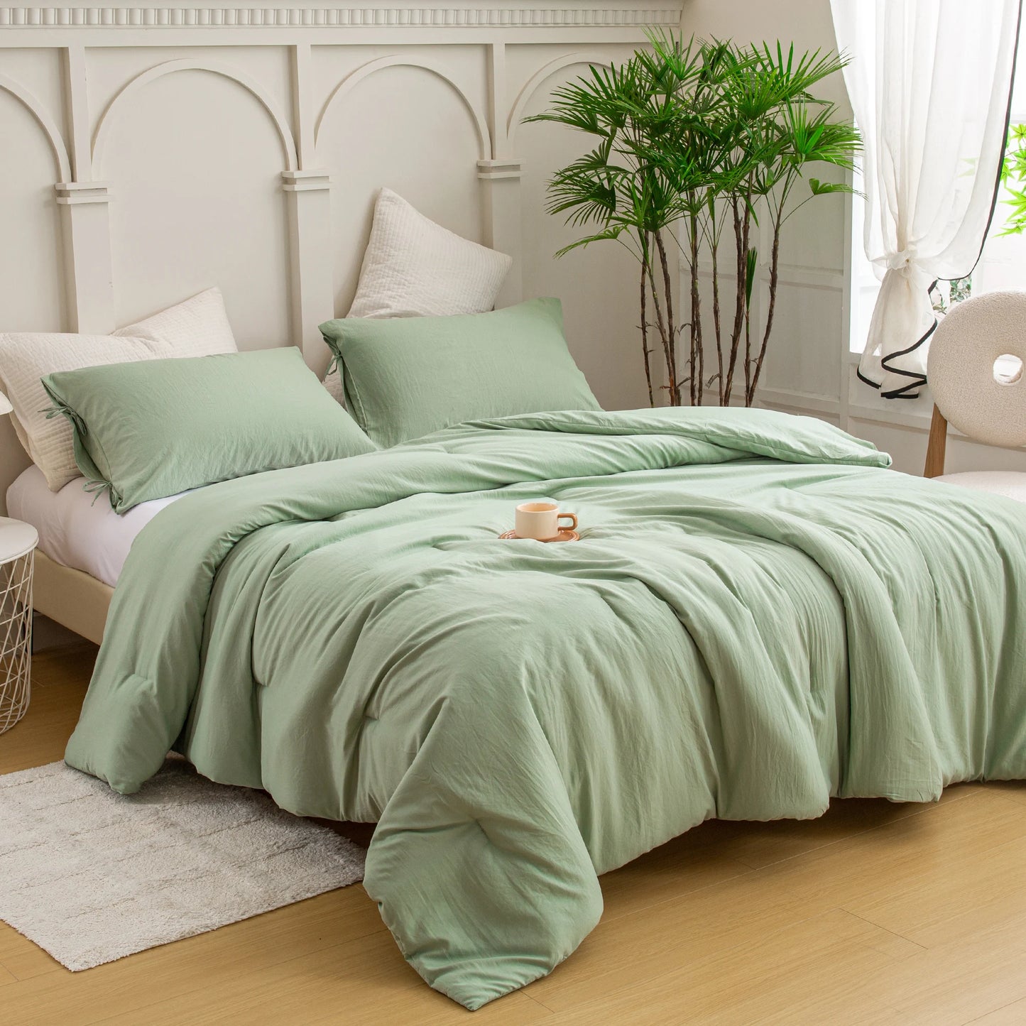 Khia Cloud-Soft Comforter Set: Lightweight & All-Season