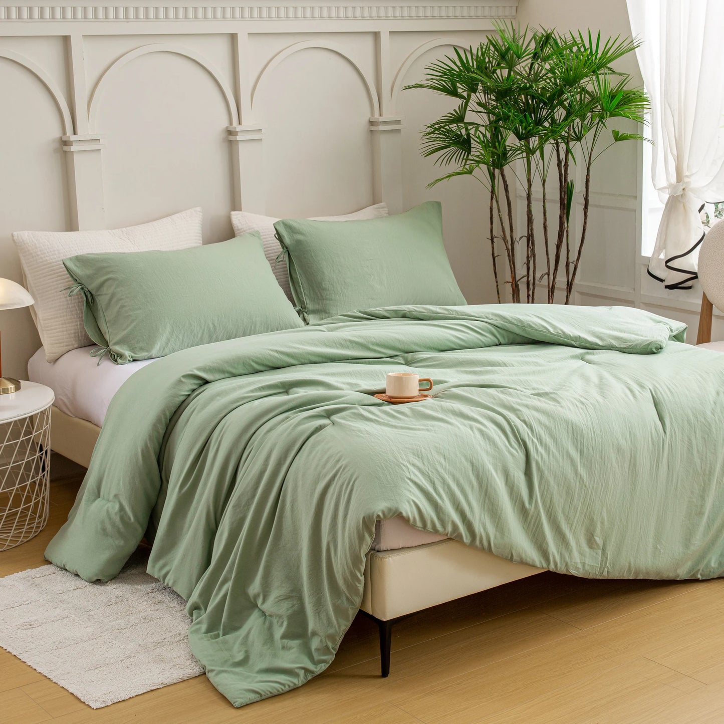 Khia Cloud-Soft Comforter Set: Lightweight & All-Season